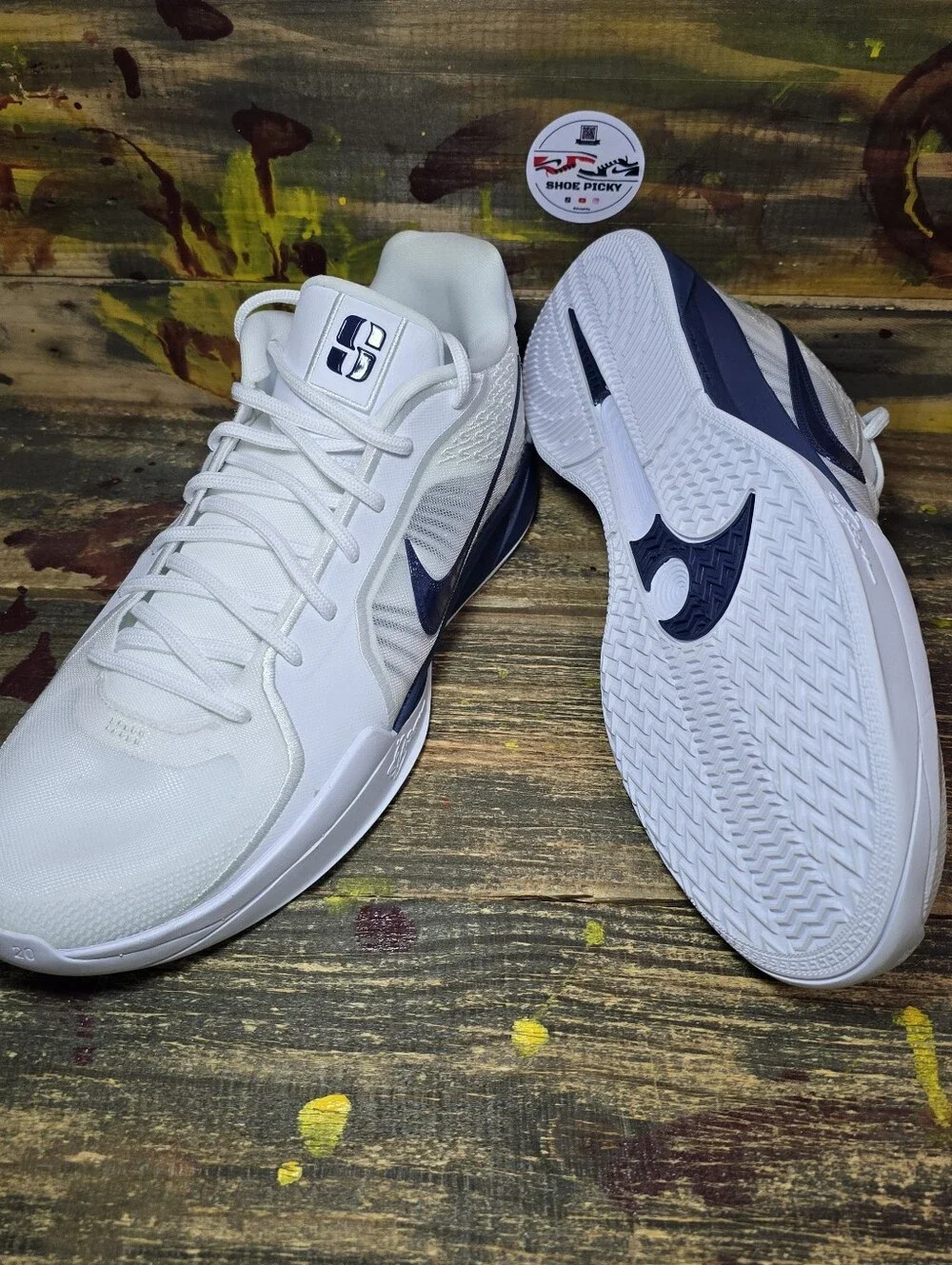 Nike Sabrina 2 TB Promo Shoes White Navy HM5038-101 Women 13.5 / Men 12 New